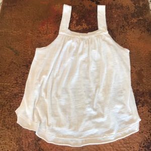 {Free People} Cream Tank. Size Small. EUC.